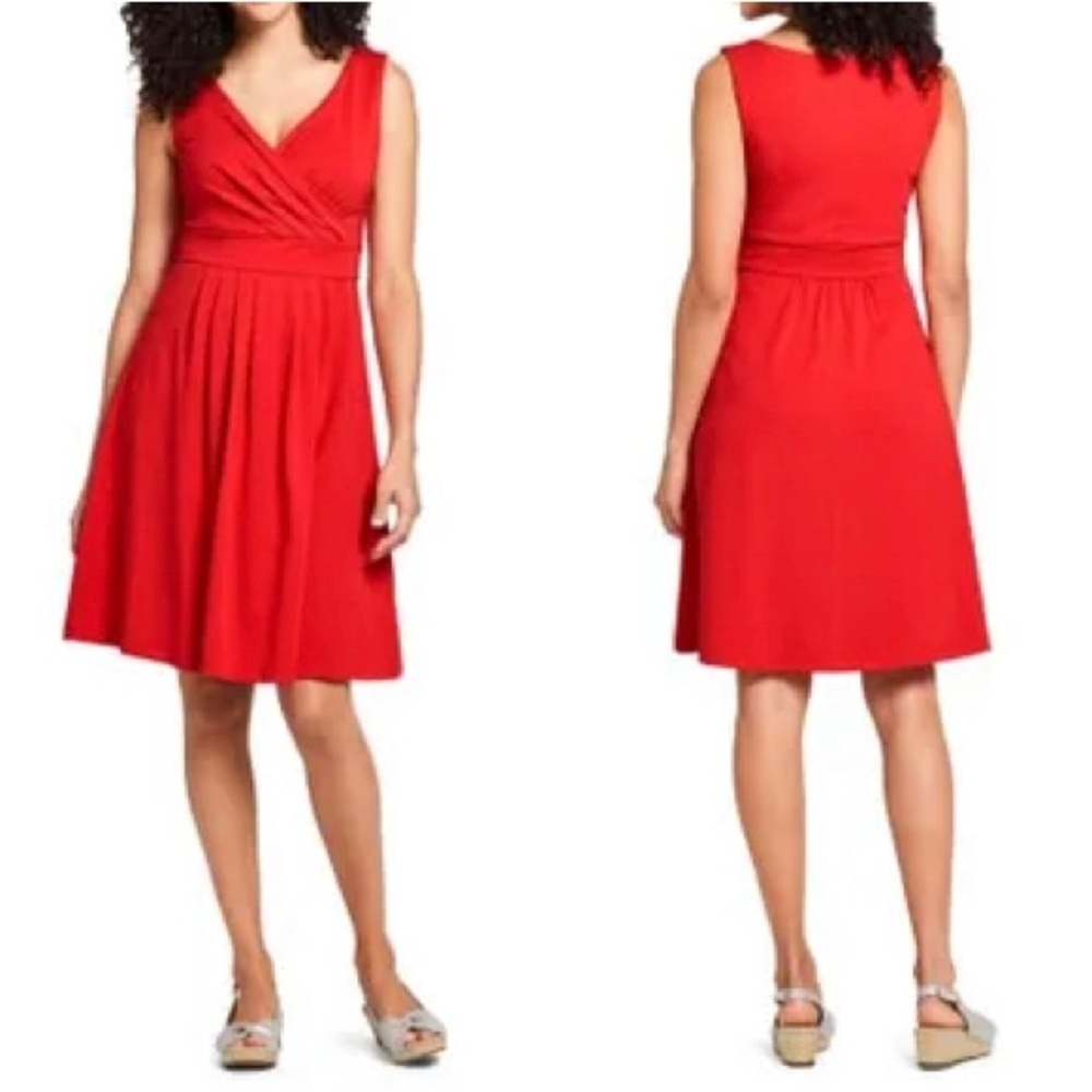 NWOT Lands End Banded Waist dress